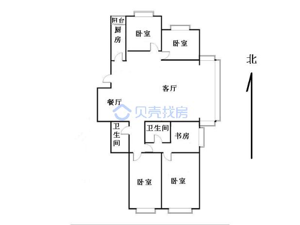 居室：5室2厅2卫 建面：296m²