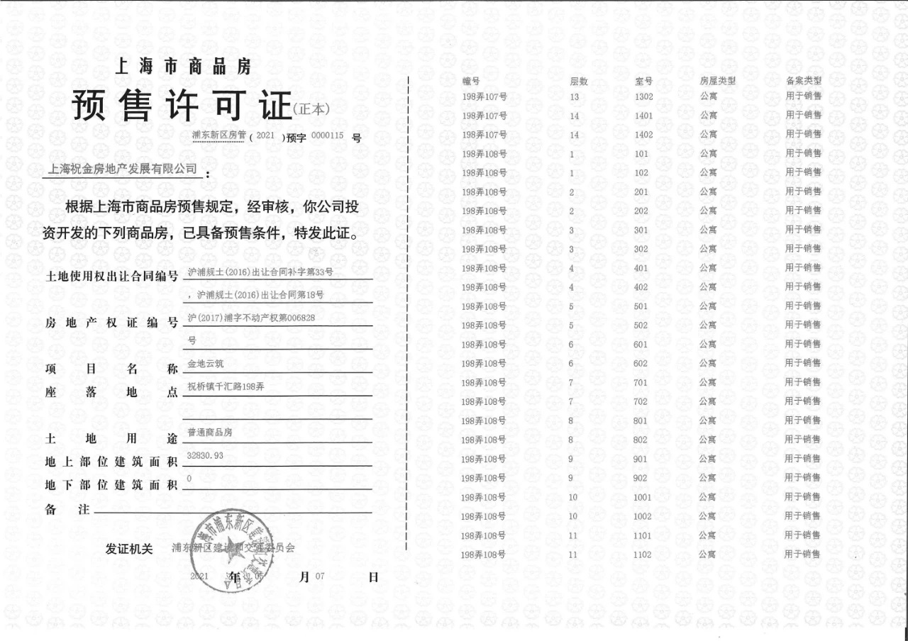 【上海市公元2040楼盘】房价,户型,开盘时间详情 预售许可证