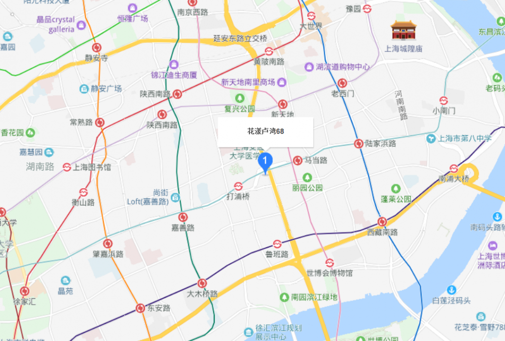 【上海市花样年·卢湾68楼盘】房价,户型,开盘时间详情 区位